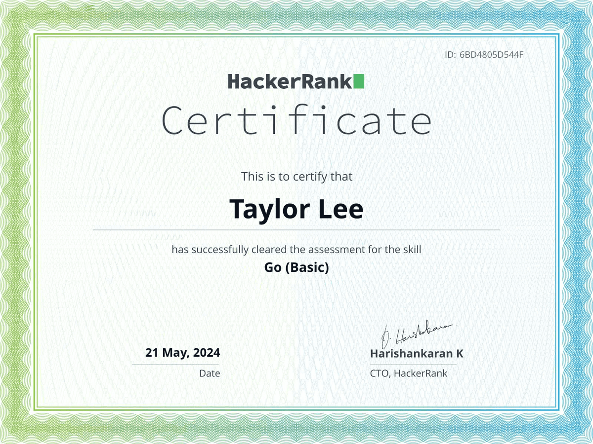 Go - Hackerrank