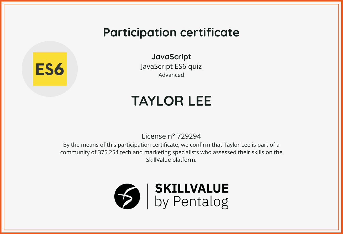 JavaScript - Skillvalue